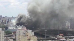 Seis lesionados en incendio de canales de TV del Grupo Clarín en Argentina