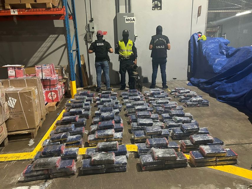 Policía Nacional incauta droga en el Aeropuerto de Tocumen.&nbsp;