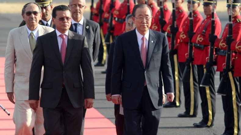 Ban Ki-moon llega a El Salvador para conmemoración de Acuerdos de Paz