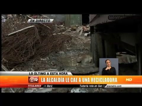 Alcaldía cierra recicladora en San Miguelito