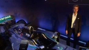 El auto de Nico Rosberg para el GP de México