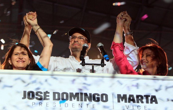 Cierre de campaña de José Domingo Arias