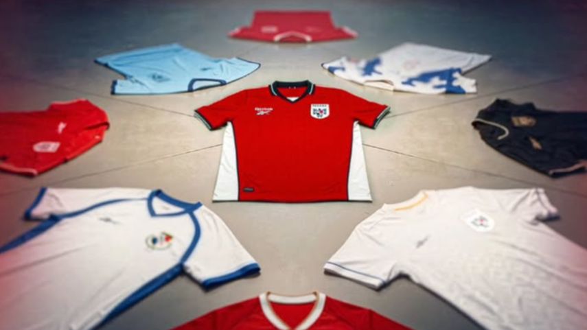Nueva camiseta de Panamá para el Mundial 2026.