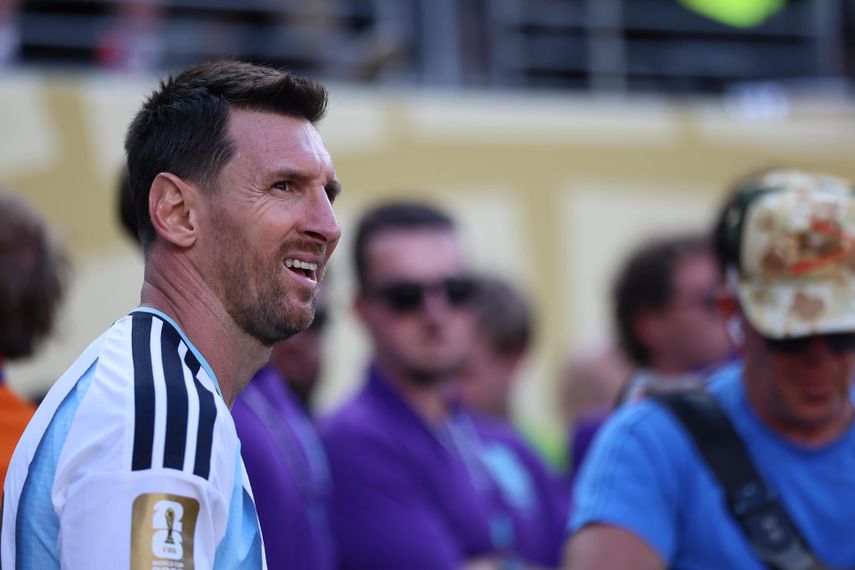 Lionel Messi de Argentina en la final del Mundial de la FIFA 2026&nbsp;