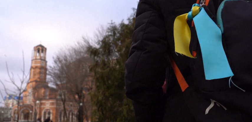 Son pocos los signos que llevan los manifestantes por temor a la Policía de Rusia.