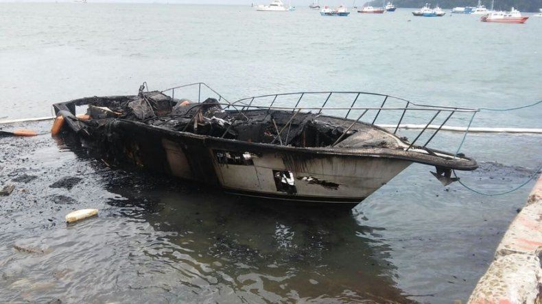 Investigan causa del incendio que afectó embarcaciones en muelle de Amador