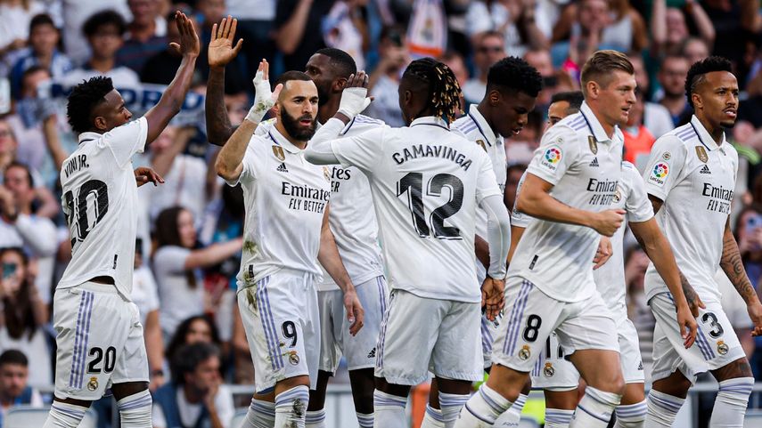 El Real Madrid vence al Almería con un Benzema inspirado