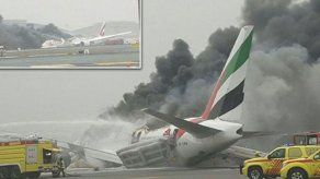 Un avión de Emirates sufre un accidente al aterrizar en Dubái