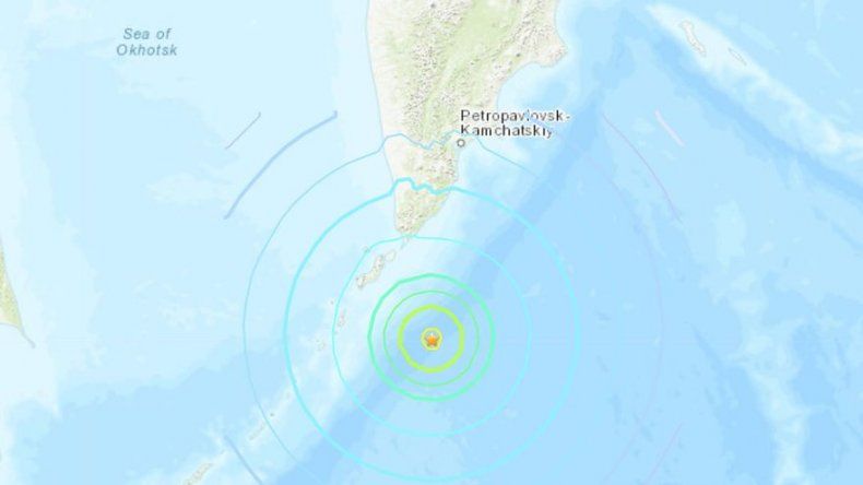 Un terremoto de magnitud 7,5 sacude las islas Kuriles en Rusia (USGS)