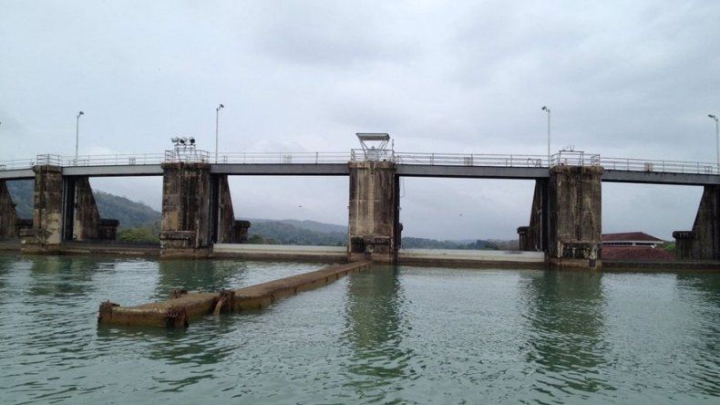 El Canal de Panamá realiza vertido en Gatún por exceso de agua