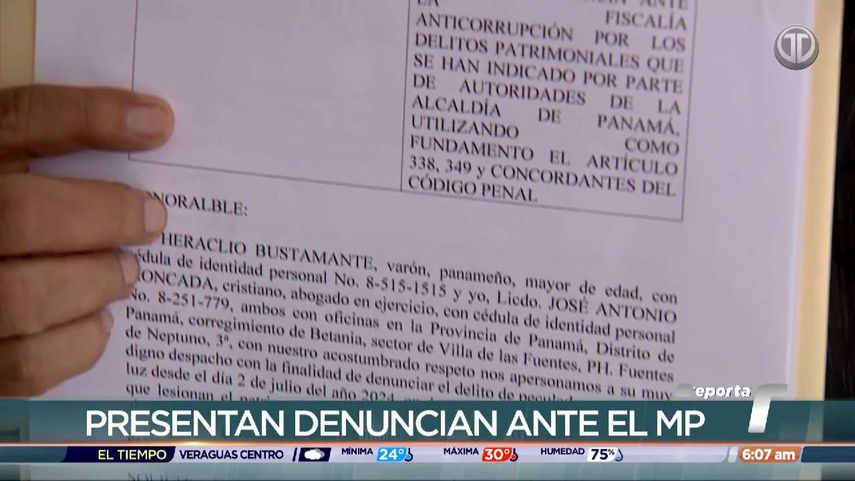 Ciudadanos presentan una denuncia por planillas cashback en la Alcaldía de Panamá