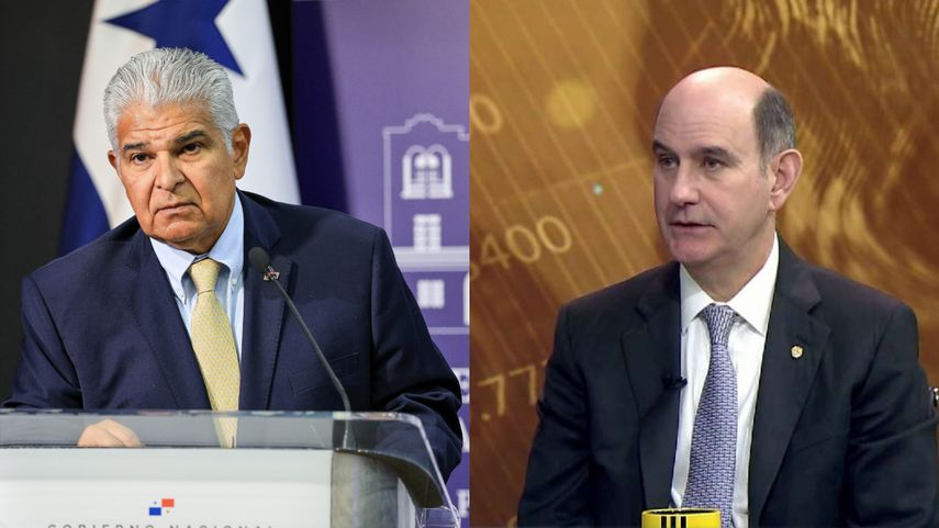 Ministro Felipe Chapman y Presidente Mulino&nbsp;