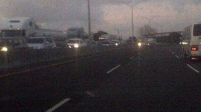 Accidente en La Espiga provoca descomunal tranque en Autopista