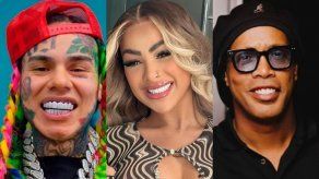 Yailin y Tekashi 6ix9ine se van de rumba junto a Ronaldinho