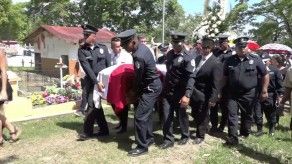 Último adiós en Chiriquí a oficial fallecido tras robo a sede de la DGI