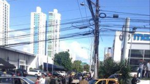 Se registra accidente de tránsito en Calle 50