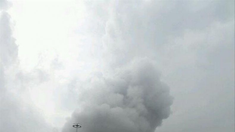 Incendio en una bodega en Colón, varias personas afectadas por humo