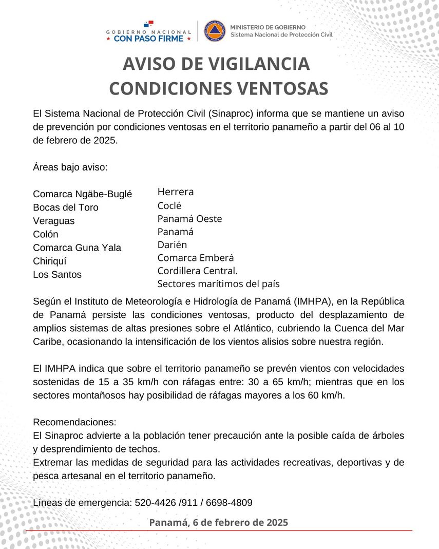 Comunicado de SINAPROC Comunicado de SINAPROC