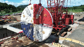 Tren Panamá - David: La Tuneladora Panamá servirá para su construcción.
