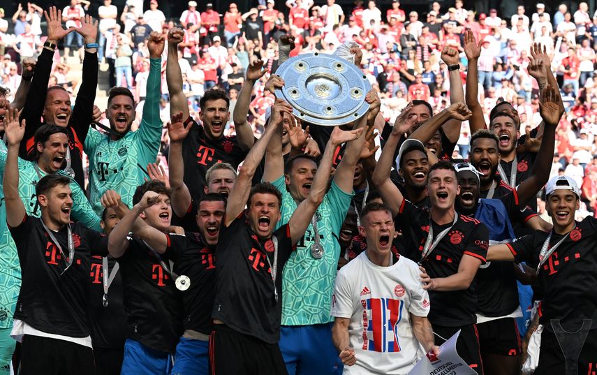 Bayern Múnich vuelve a coronarse campeón en Alemania