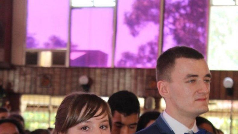 Peregrinos polacos se casan en la parroquia de Monagrillo