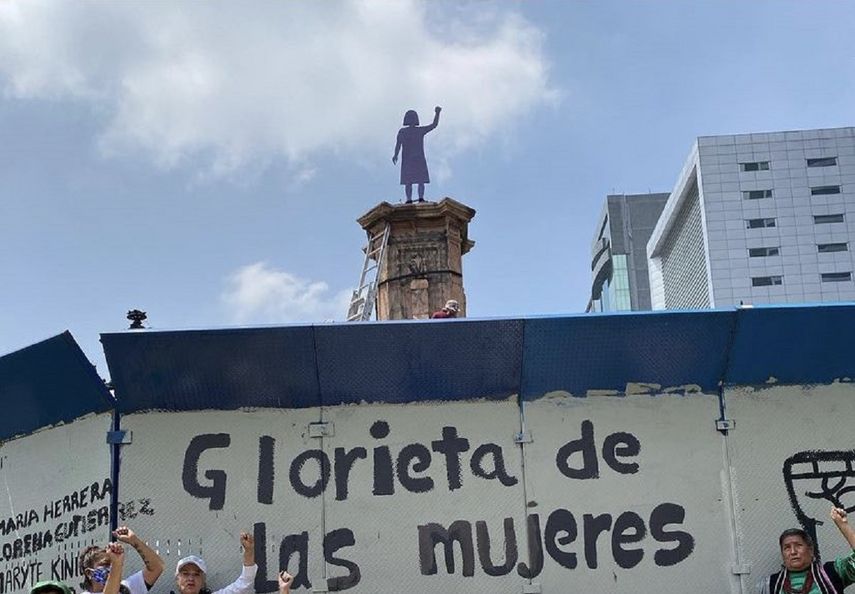 Glorieta de las Mujeres que Luchan.