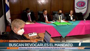 Segundo día de audiencia de diputados disidentes del CD