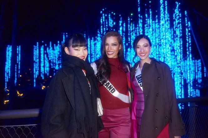 Las candidatas de Miss Universo 2019 visitan el Jardín Botánico de Atlanta