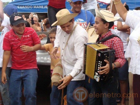 Grabación de promoción de Cuna de Acordeones
