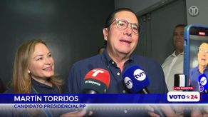 Martín Torrijos desde el cierre de su campaña.