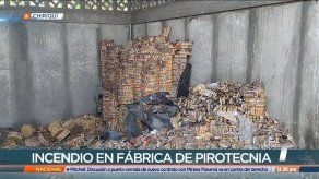 Incendio en fábrica de fuegos pirotécnicos pudo haber sido provocada por vándalos
