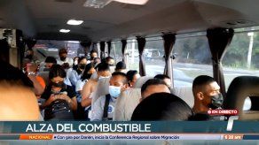 Transportistas y usuarios de Panamá Norte se muestran preocupados ante alza del combustible