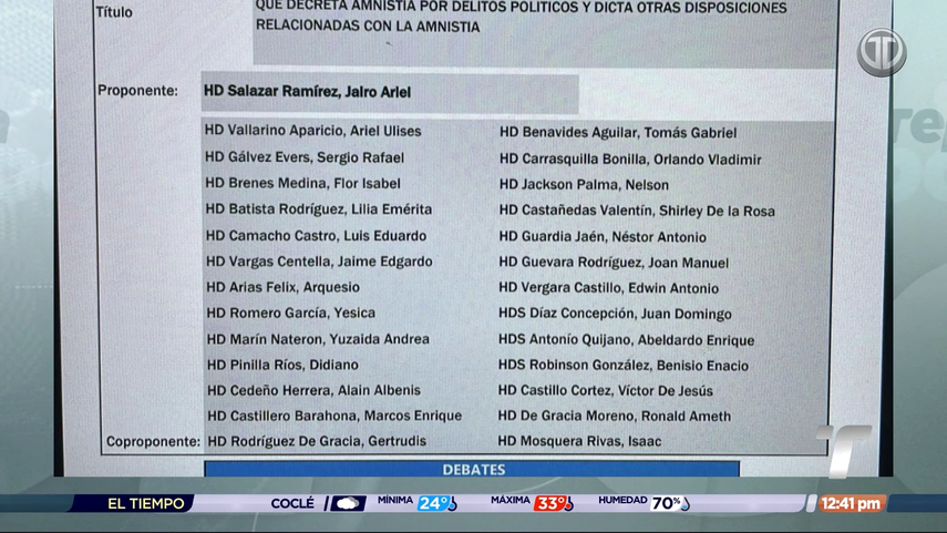 Diputados que apoyan el proyecto de ley de amnistía. Diputados que apoyan el proyecto de ley de amnistía.