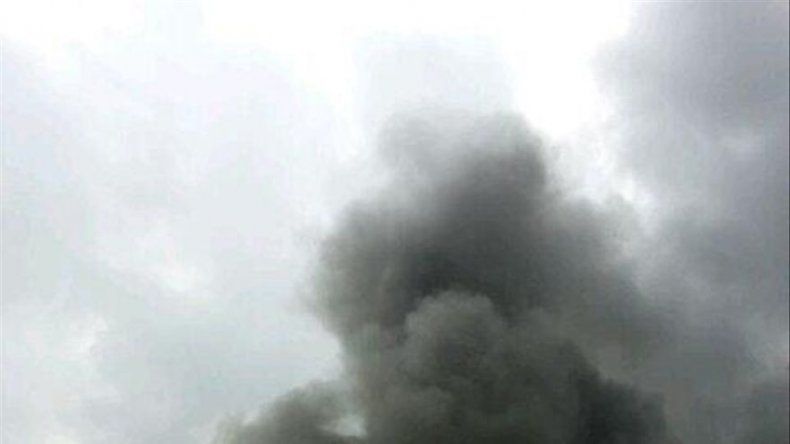 Incendio en una bodega en Colón, varias personas afectadas por humo