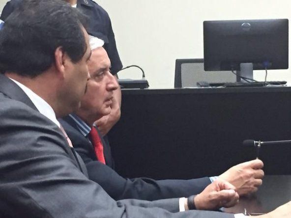 Otto Pérez Molina llega al Tribunal a enfrentar acusaciones