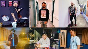 Los productores panameños Rike Music, K4G, Dímelo Flow, BCA, PM y BK