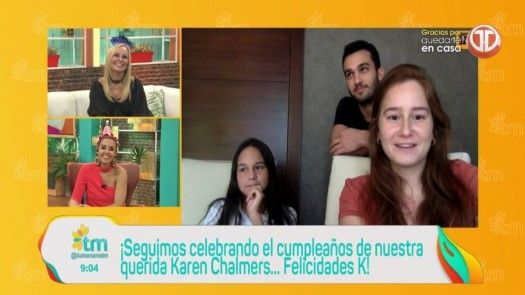 Tu Mañana celebra el cumpleaños de Karen Chalmers