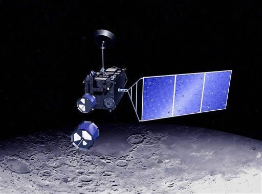 Sondas de NASA estudian campo gravitatorio lunar