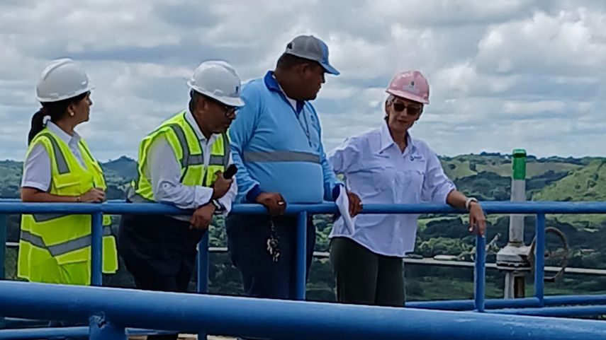 ASEP inspecciona planta potabilizadora del IDAAN