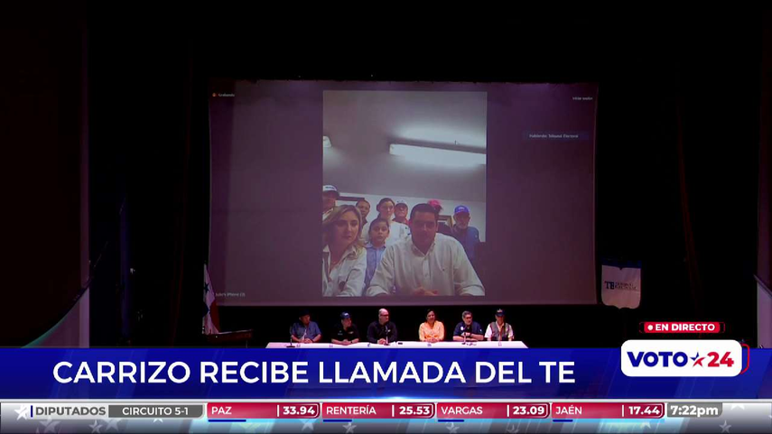 Así le comunicaron oficialmente el triunfo a Gaby Carrizo