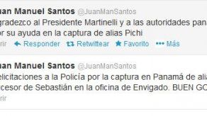 Santos informa de captura en Panamá de presunto narcotraficante