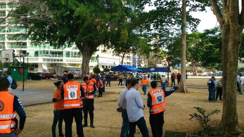 FTC realiza simulacro de evacuación y respuesta a sismos