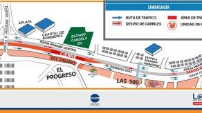 Anuncian desvíos en San Miguelito desde el jueves por trabajo de Línea 2 del Metro en Paraíso