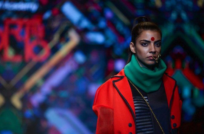 Semana de la moda en Nueva Delhi, India