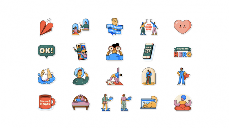 WhatsApp y la OMS lanzan Juntos en casa, una nueva colección de stickers