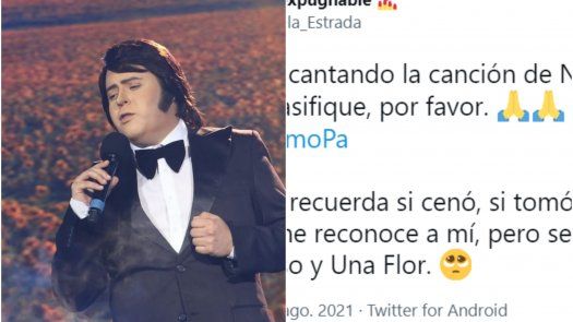 Joven twittea conmovedor mensaje: Mi Mamá no me reconoce pero cantó la canción de Nino Bravo de Yo Me Llamo