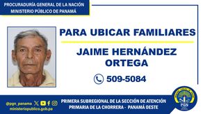 Ministerio Público solicita colaboración para ubicar a familiares de un ciudadano fallecido