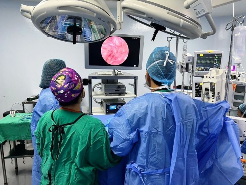 Agregó que esta es una cirugía avanzada en patología de alta complejidad