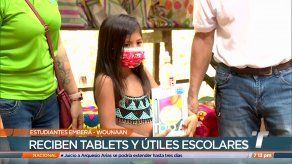 Entregan tablets y útiles escolares a estudiantes de la comunidad Emberá-Wounaan