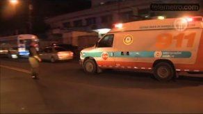 Bus se vuelca